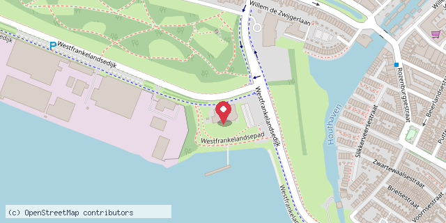 Een kaart met de locatie van AquaFun Komkids
