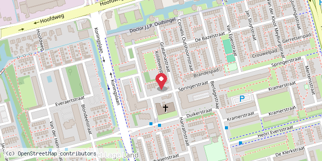 Een kaart met de locatie van bazelbieb