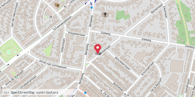 Een kaart met de locatie van bellabieb
