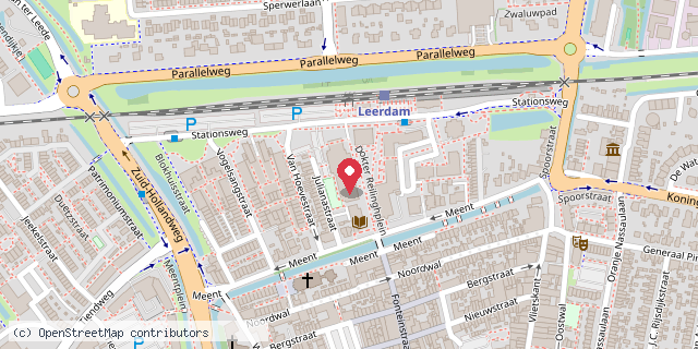 Een kaart met de locatie van Bibliocel