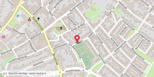 Een kaart met de locatie van Bie Ôs