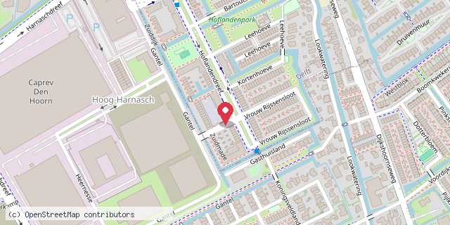Een kaart met de locatie van Bieb van Sandra Natuurlijk!