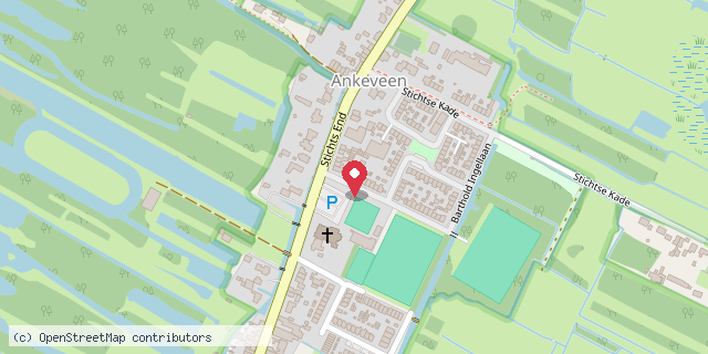 Een kaart met de locatie van Boekenhuisje van Annelies