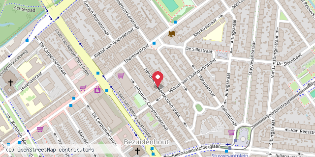 Een kaart met de locatie van boekenhuisje38a
