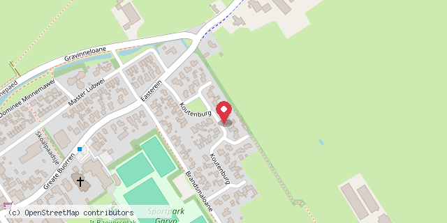 Een kaart met de locatie van De Bernebieb