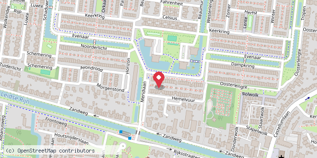Een kaart met de locatie van De Kleine Bieb - De Meern