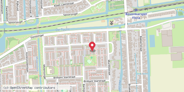 Een kaart met de locatie van De Molenwiek