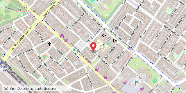 Een kaart met de locatie van De Piramide