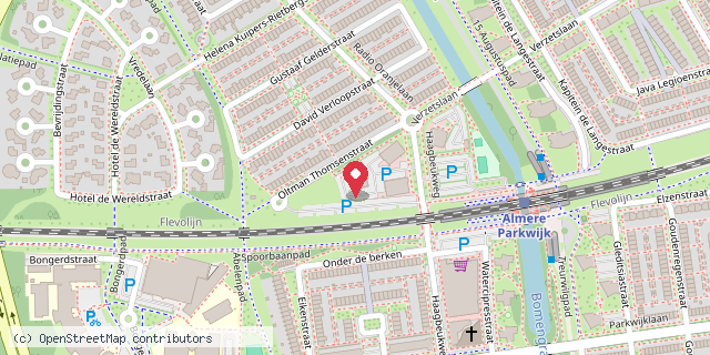 Een kaart met de locatie van De Schoor -Voor en Vroegschoolse activiteiten