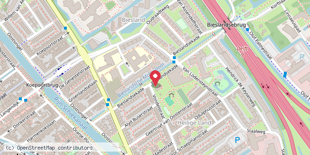 Een kaart met de locatie van De Snek