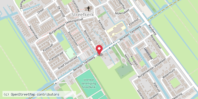 Een kaart met de locatie van De Uil