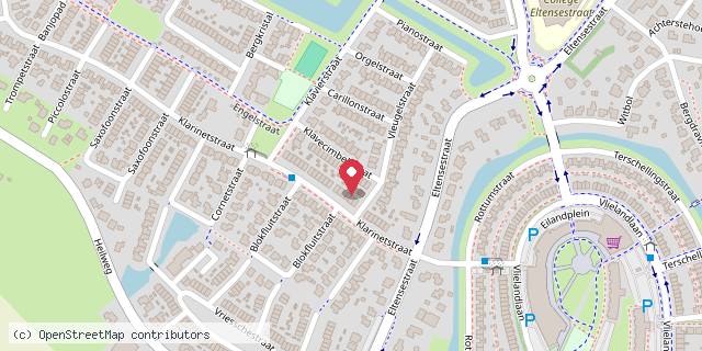 Een kaart met de locatie van De WijKern