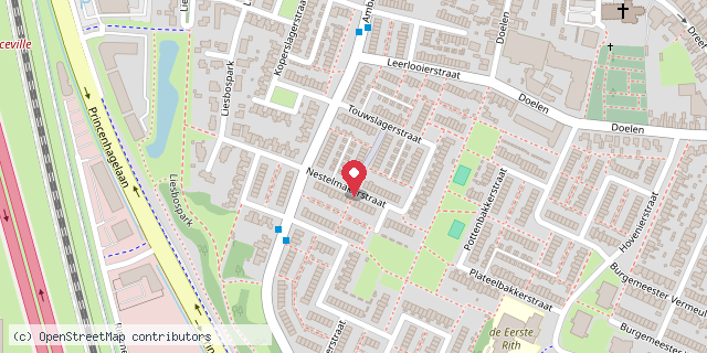 Een kaart met de locatie van De Wisselaors 't Aogje