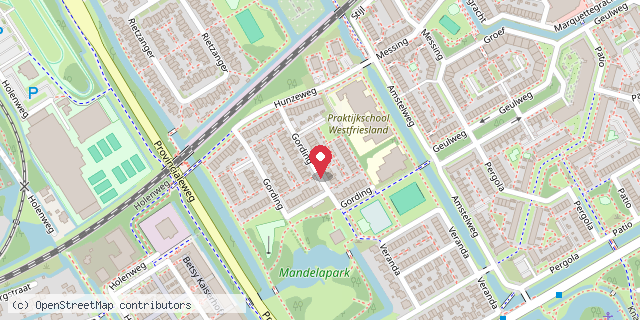 Een kaart met de locatie van destiny's boekenwinkel
