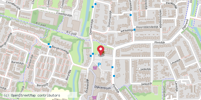 Een kaart met de locatie van Dijksteeke