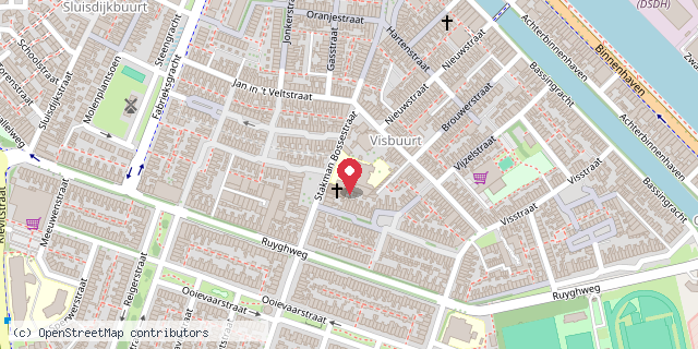 Een kaart met de locatie van Dr. Jac. P. Thijsseschool