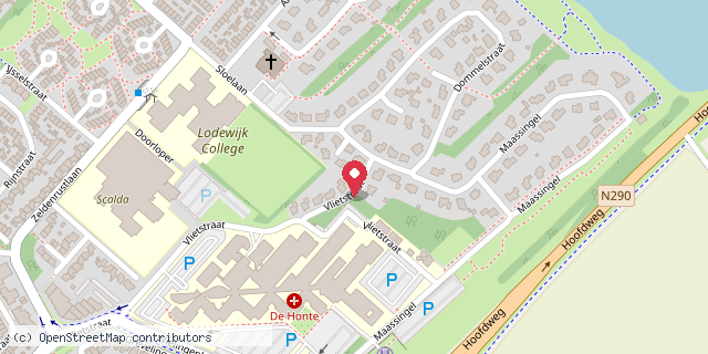 Een kaart met de locatie van Emergis