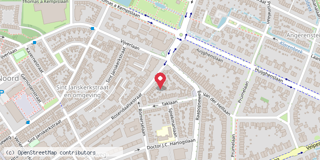 Een kaart met de locatie van Federatie van lettervretende tijdreizigers