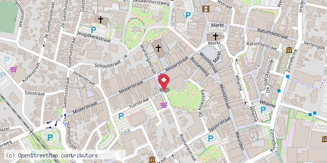 Een kaart met de locatie van HEMA Winterswijk