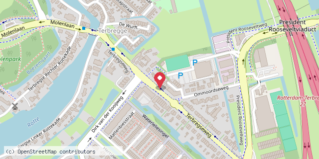 Een kaart met de locatie van Het boekenkastje