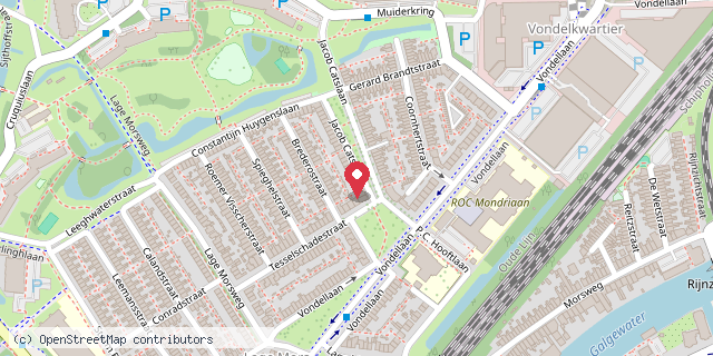 Een kaart met de locatie van Het Catshuisje