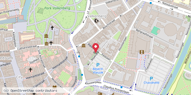 Een kaart met de locatie van Hijgend Hert Minibieb
