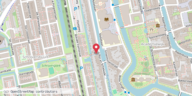 Een kaart met de locatie van Hoofdstuk 1
