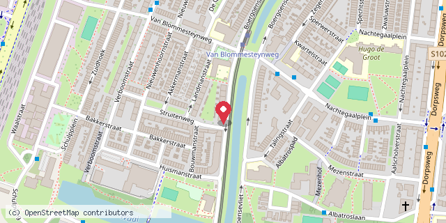 Een kaart met de locatie van Huisartsenpraktijk Elings
