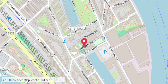 Een kaart met de locatie van Integraal Kindercentrum