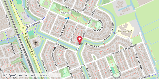 Een kaart met de locatie van Jo's minibieb \/ Kinderzwerfstation