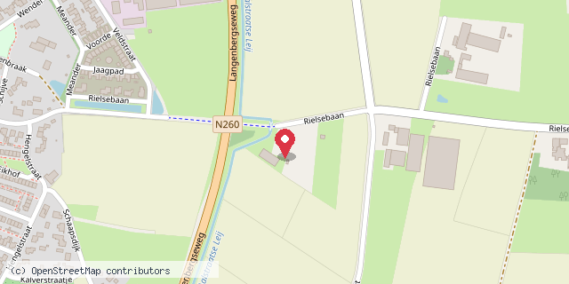 Een kaart met de locatie van Kalidad