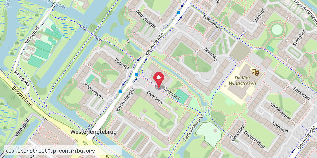 Een kaart met de locatie van Kinder service hotels de Botteloef
