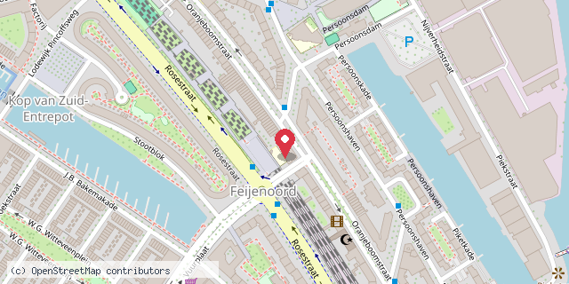 Een kaart met de locatie van Kinderopvang Het Kleurpaleis