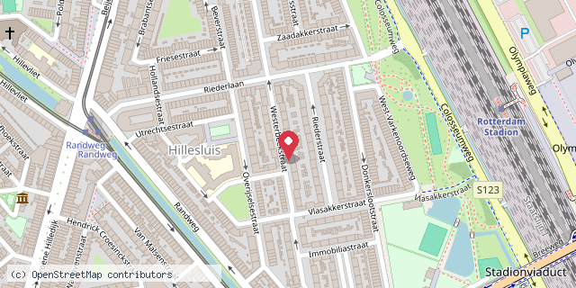 Een kaart met de locatie van KinderzwerfboekStation!