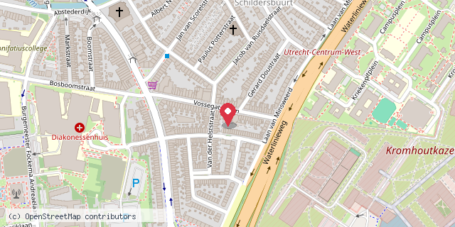 Een kaart met de locatie van Kodi minibieb
