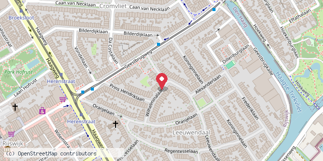 Een kaart met de locatie van Leeuwendaalbieb