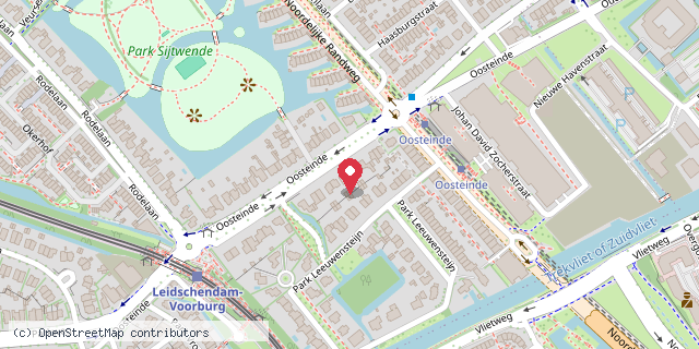 Een kaart met de locatie van Little Free Library