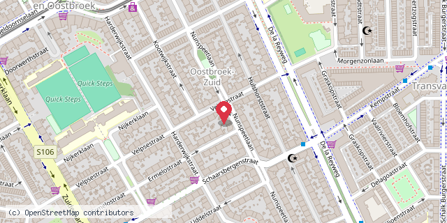 Een kaart met de locatie van Little Free Library Rustenburg\/Oostbroek