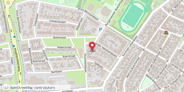 Een kaart met de locatie van Logopediepraktijk bij wijze van spreken