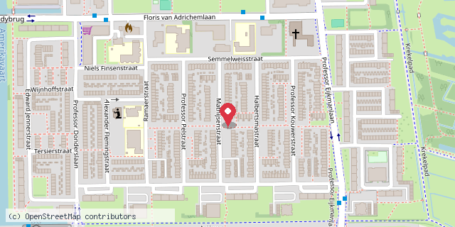 Een kaart met de locatie van Lumos