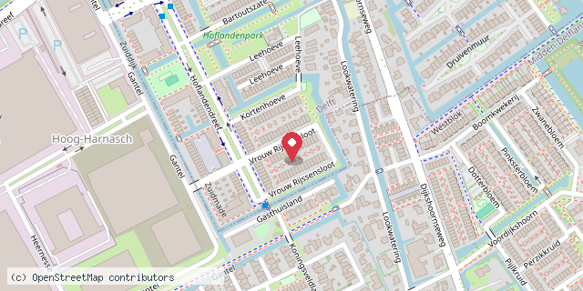 Een kaart met de locatie van Mielse's minibieb
