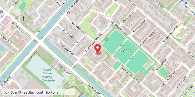Een kaart met de locatie van Minibieb Ansuda