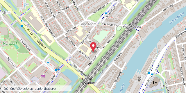 Een kaart met de locatie van Minibieb de mors