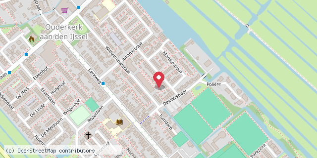 Een kaart met de locatie van Minibieb Nassaustraat