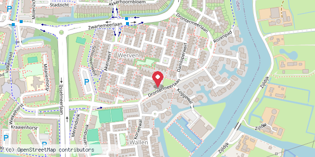 Een kaart met de locatie van Minibieb2317