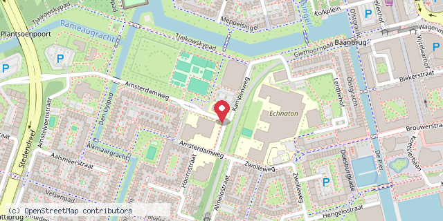 Een kaart met de locatie van minisamenspel Pierewiet
