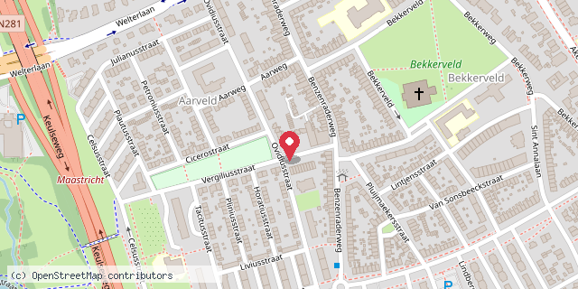 Een kaart met de locatie van Mix & Match Kinderopvang