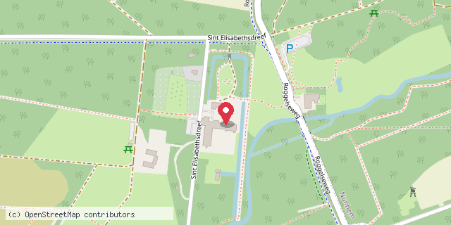 Een kaart met de locatie van Natureluur Kinderopvang