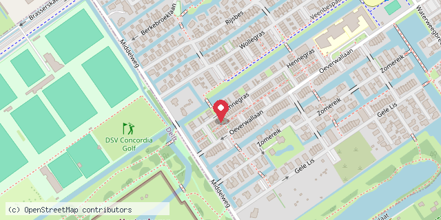 Een kaart met de locatie van Pinguinbieb