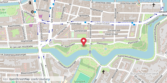 Een kaart met de locatie van Plantsoen 77 Boekhuisje